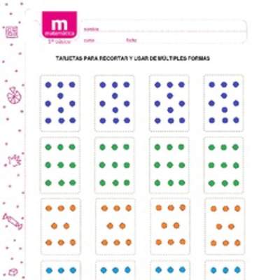 Tarjetas con puntos para recortar y usar de múltiples formas