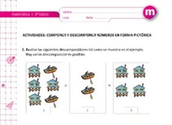 Componer y descomponer números en forma pictórica