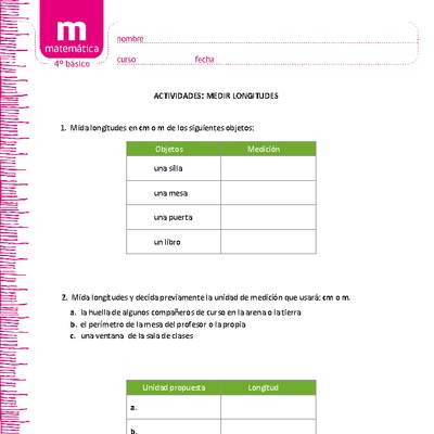 Medir longitudes