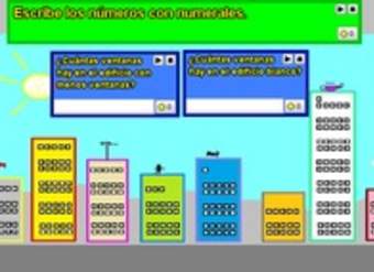 Cuenta ventanas edificio y escribe números simbólicamente (III)