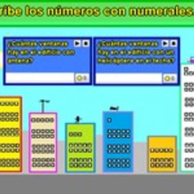 Cuenta ventanas edificio y escribe números simbólicamente (IV)