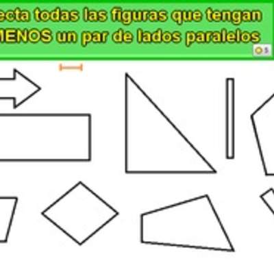 Identificar figuras con lados paralelos