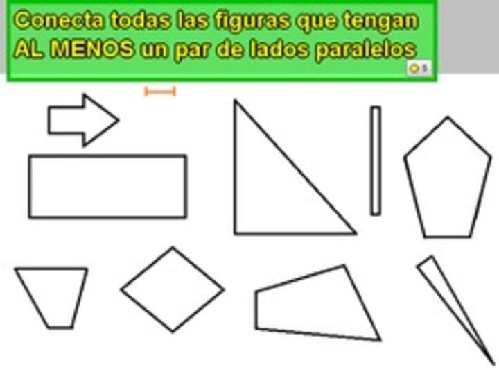 Identificar figuras con lados paralelos