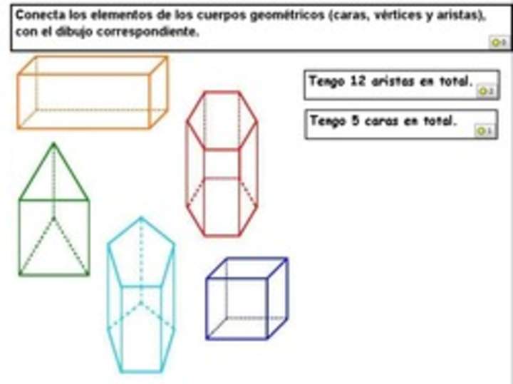 Identificar número de caras y aristas en figuras 3D dadas (II)