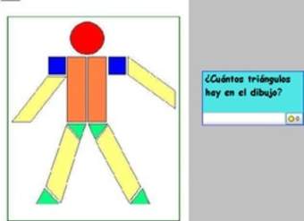 Identificar cantidad de triángulos en una imagen