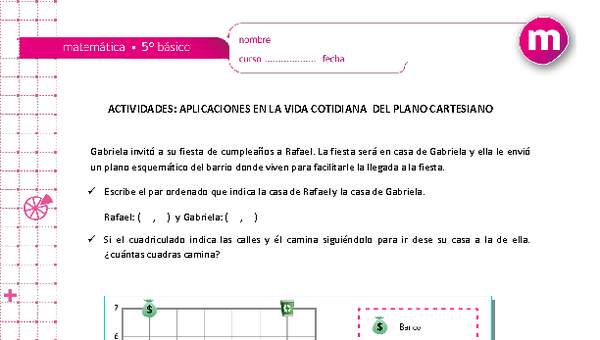 Aplicaciones en la vida cotidiana del plano cartesiano