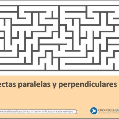 Rectas paralelas y perpendiculares