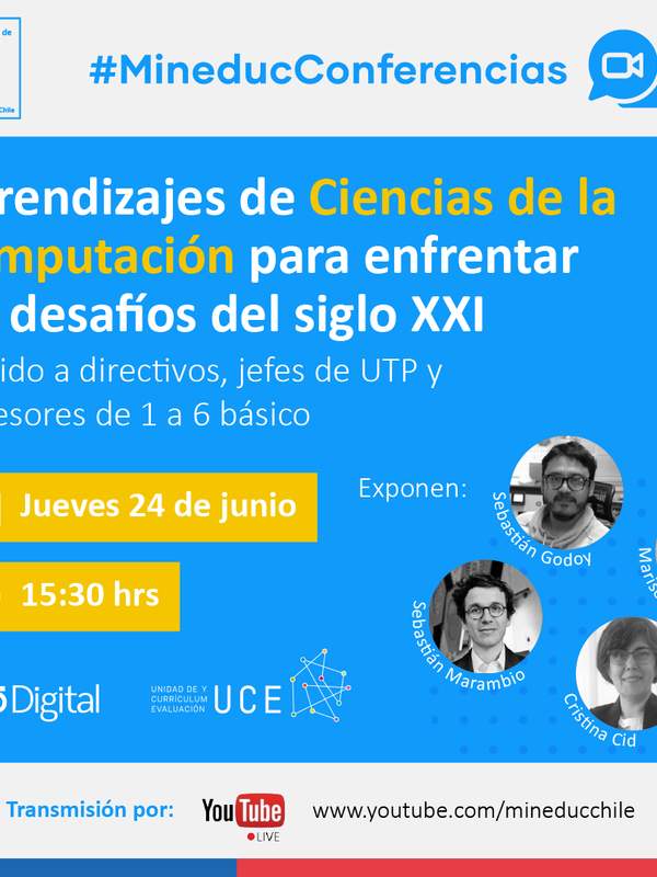 Conferencia: Aprendizaje de ciencias de la computación para enfrentar los desafíos del siglo XXI