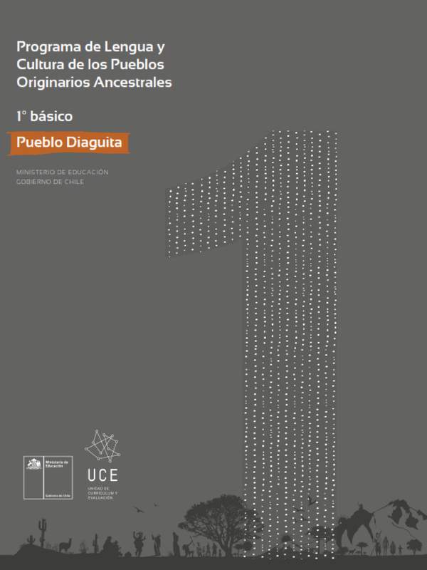 Programa de Lengua y cultura de los pueblos originarios ancestrales 1° básico: Pueblo Diaguita