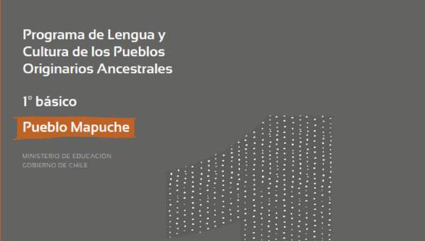 Programa de Lengua y cultura de los pueblos originarios ancestrales 1º básico: Pueblo Mapuche