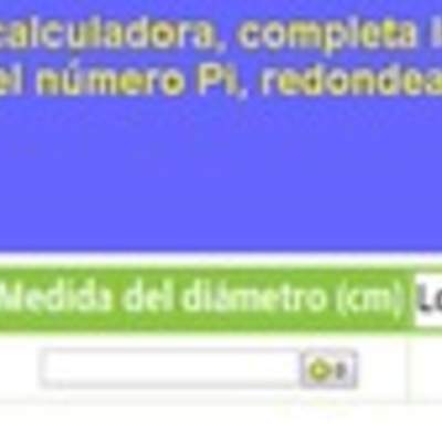 Cálculo de la medida del radio y del diámetro a partir de la medida de la longitud de una circunferencia