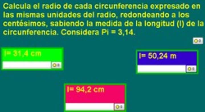 Cálculo de la longitud de una circunferencia (V)