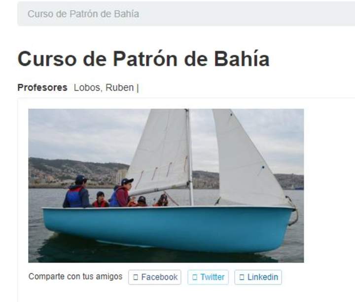 Curso de Patrón de Bahía