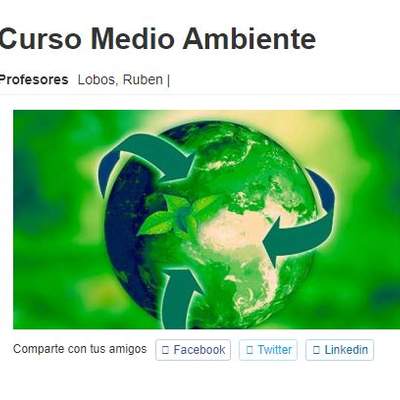 Curso de Medio Ambiente marino