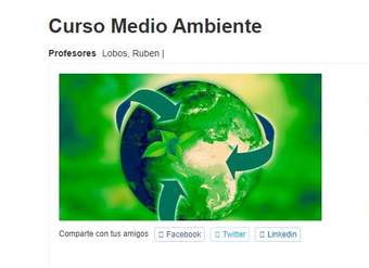 Curso de Medio Ambiente marino