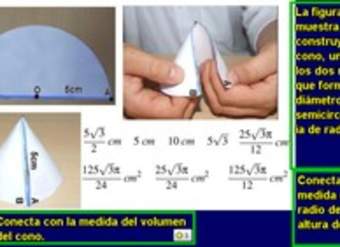 Cálculo del volumen de un cono (I)