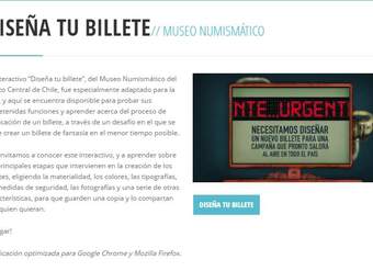 Aplicación web: Diseña tu billete