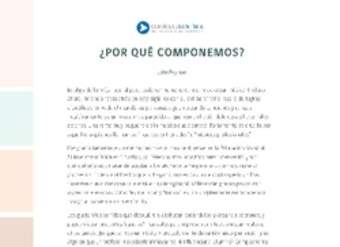 ¿Por qué componemos?