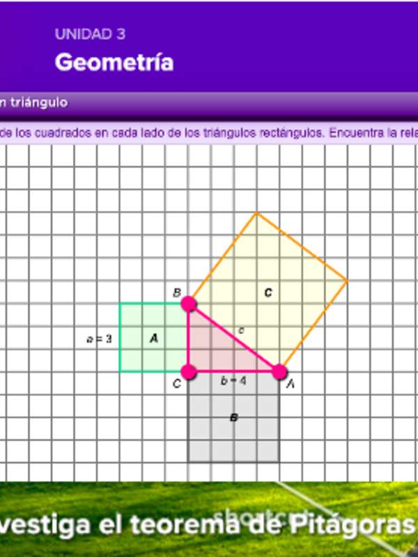 Investigar el teorema de Pitágoras