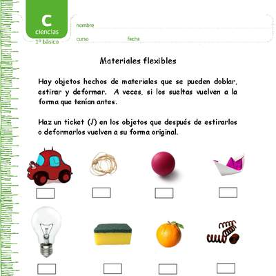 Características de los materiales