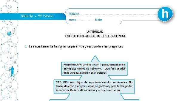 Estructura social de Chile colonial