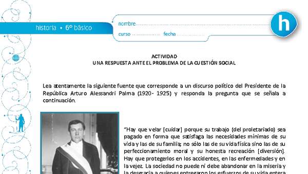 Una respuesta ante el problema de la cuestión social