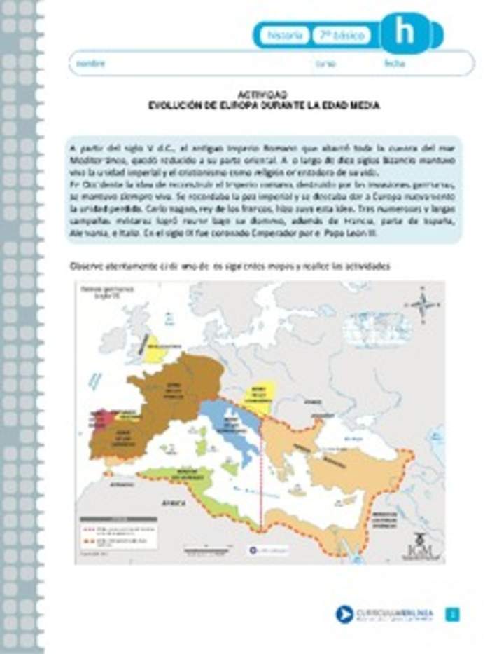 Evolución de Europa durante la Edad Media