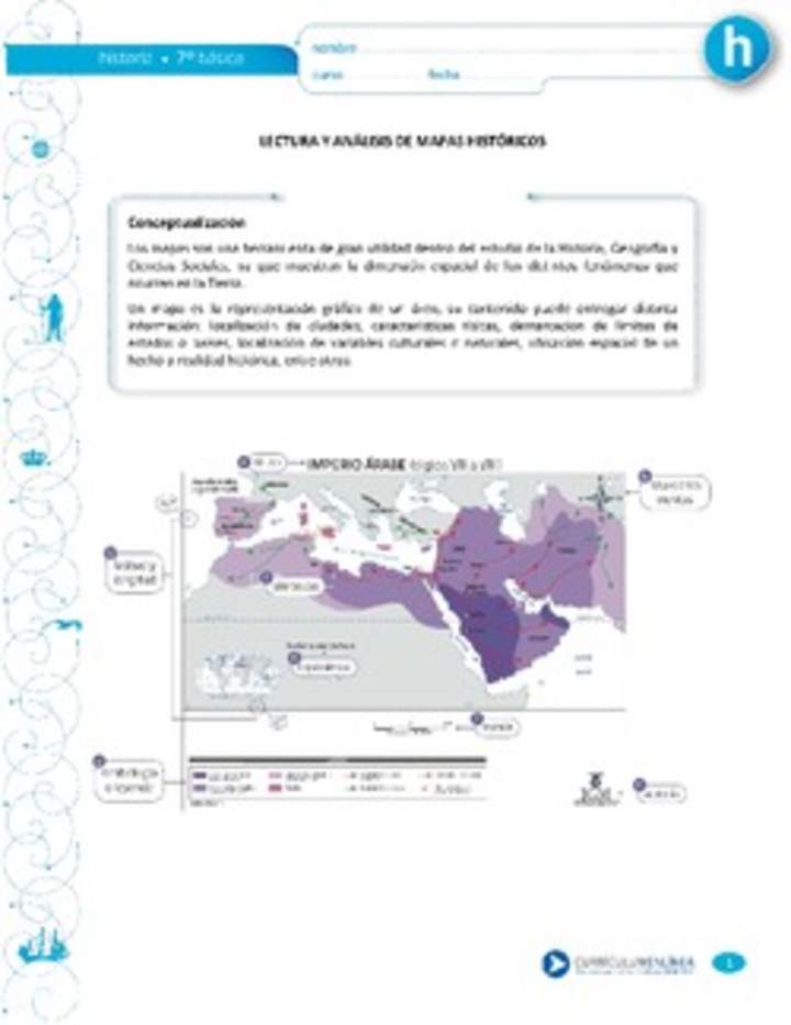 Lectura y análisis de mapas históricos