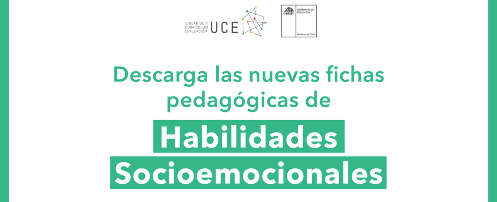 Descarga las nuevas fichas pedagógicas de Habilidades Socioemocionales