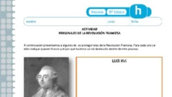 Personajes de la Revolución Francesa