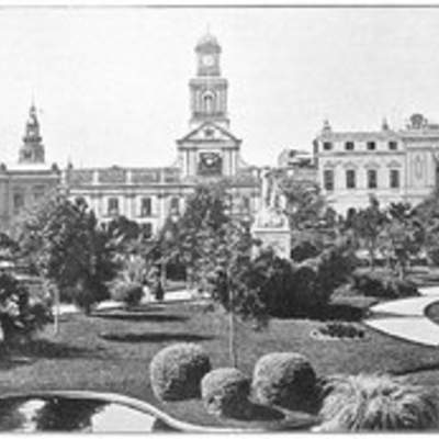 Plaza de Armas en 1906