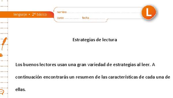 Estrategias de lectura