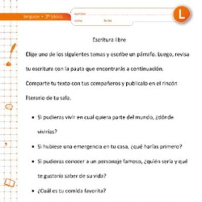 Escritura libre