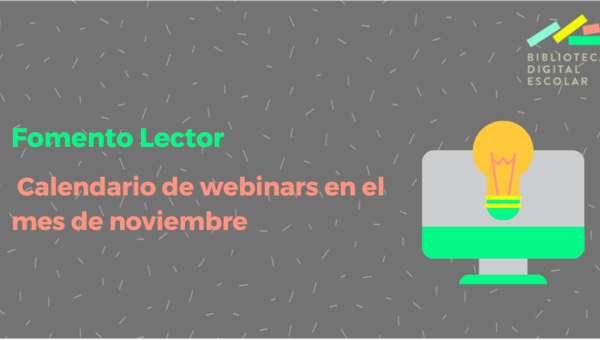 Calendario de webinars en el mes de noviembre