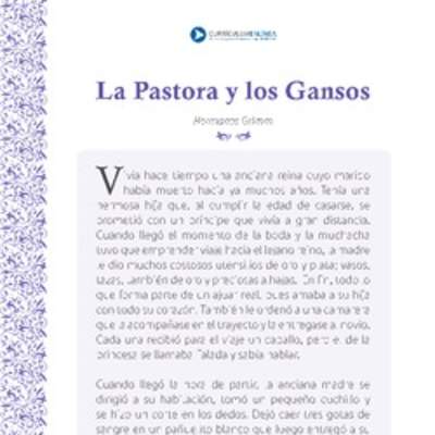 La pastora y los gansos