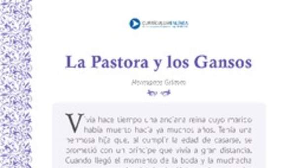 La pastora y los gansos