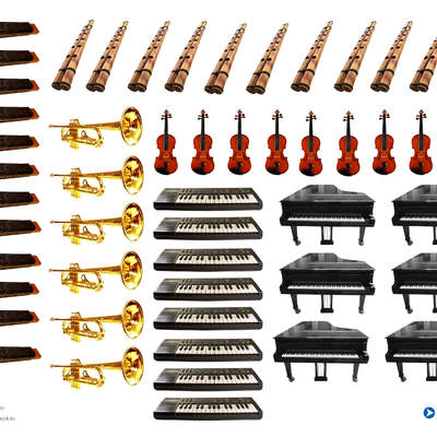 Imagen de instrumentos musicales (II)