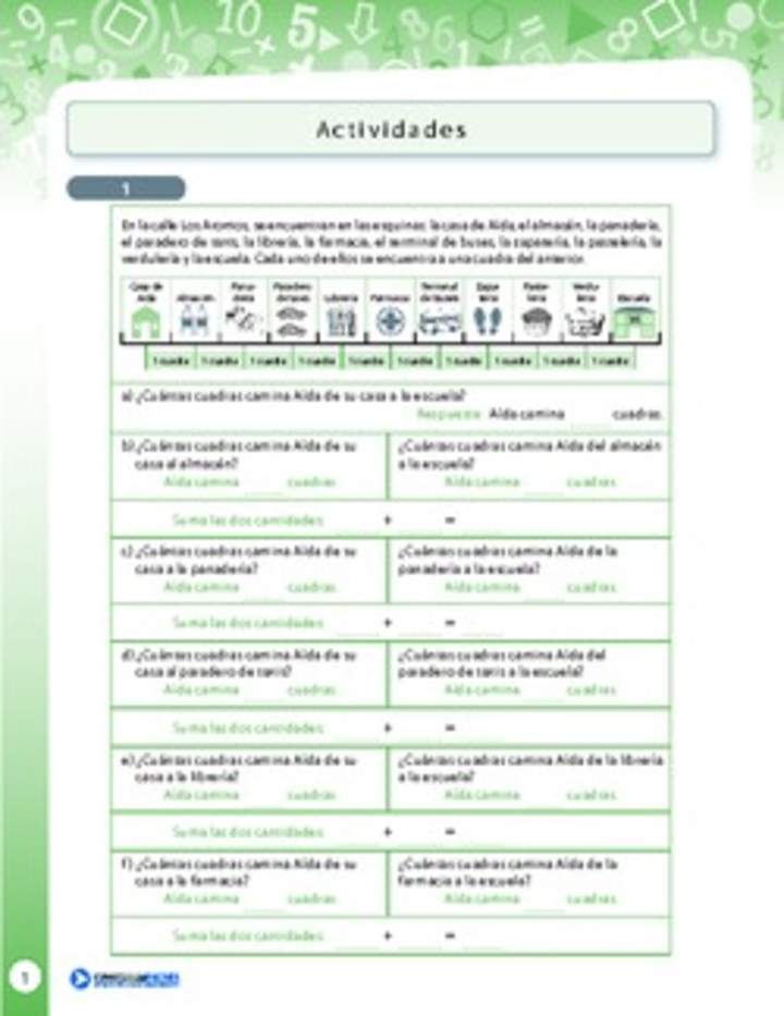 Resolución de problemas de conteo y adición