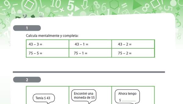 Problemas de sustracción