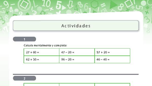 Resolución de problemas de sustracción con números menores a 100