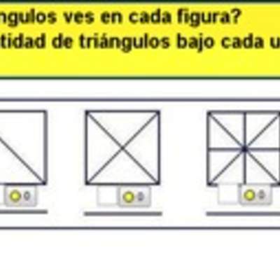 Número de triángulos en figuras (I)