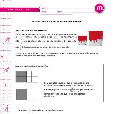 Simplificación de fracciones