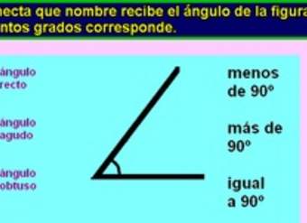 Identificar ángulo agudo