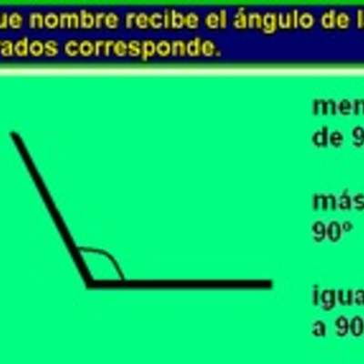 Identificar ángulo obtuso