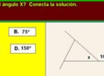 Medida de un ángulo en un triángulo