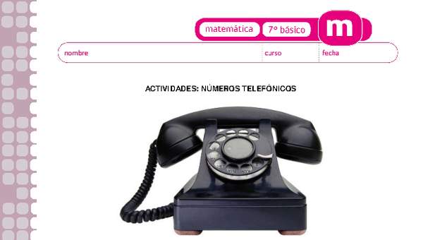 Números telefónicos