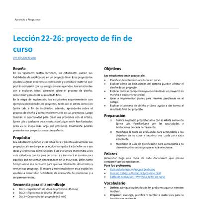 Unidad 4 - Lección22-26: proyecto de fin de curso