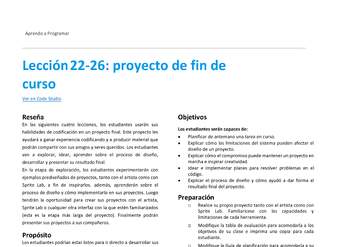 Unidad 4 - Lección22-26: proyecto de fin de curso