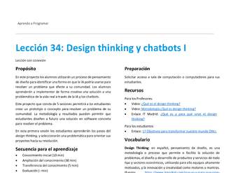 Unidad 2 - Lección 34: Design thinking y chatbots I