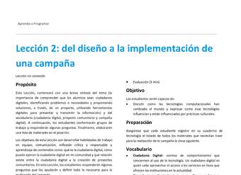 Unidad 1 - Lección 02: del diseño a la implementación de una campaña